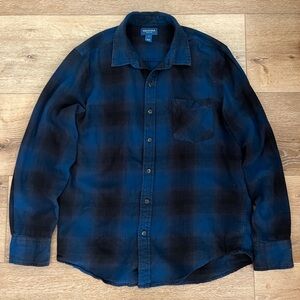 Arizona Jean Co. Blue & Black Flannel